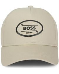 BOSS - Accessoires ,Katoen Logo-Detail Baseball Cap - Lyst