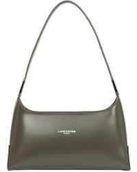 Lancaster - Tassen ,Groen ,Leer Suave Ace Rectangle Zip Bag - Lyst