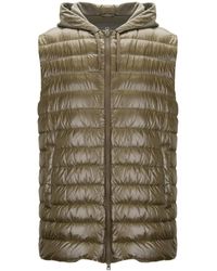 Herno - Hooded Vest Met Rits - Lyst