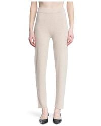 Max Mara - Strickhose Mit Hohem Bund Und Geradem Bein - Lyst
