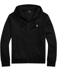 Ralph Lauren - Double-Knit Hoodie Met Volledige Rits - Lyst