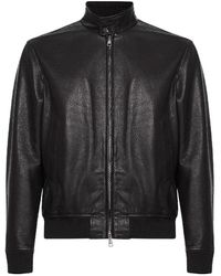 Tagliatore - Jassen ,Bruin ,Leer Ice Leather Jacket - Lyst