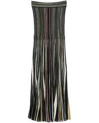 Missoni - Rokken ,Veelkleurig ,Pailletten Gestreepte Pailletten Geplooide Rok - Lyst