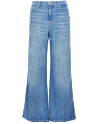 7 For All Mankind - Lotta Cropped Malibu Jeans - Lyst