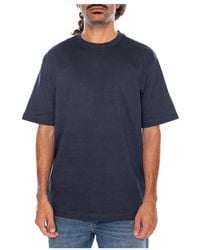 Only & Sons - Tops ,Blauw ,Katoen Onsfred Life Rlx Ss Tee Noos - Lyst