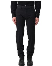 Re-hash - Klassische Schwarze Hose Mit Geradem Bein - Lyst