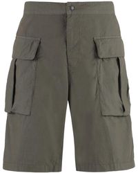 Aspesi - Cotton Cargo Bermuda Shorts - Lyst