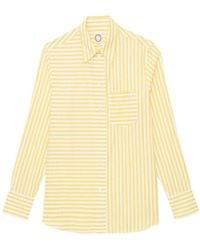 Ines De La Fressange Paris - Gelb gestreiftes maureen hemd - Lyst