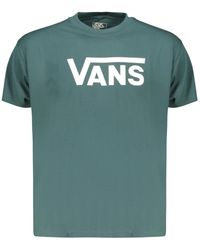 Vans - Tops ,Groen ,T-Shirt Met Korte Mouwen - Lyst