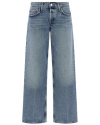 Agolde - Low Rise Loose Jeans - Lyst