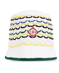 CASABLANCA - Tuck Stitch Hat - Lyst