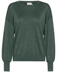 Kaffe - Topiary O-Neck Strickpullover - Lyst