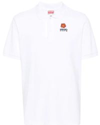 KENZO - Polo shirts,weiße boke flower polo shirt - Lyst