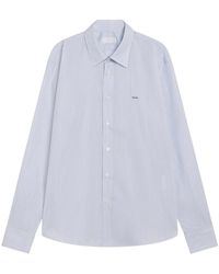 Prada - Overhemden ,Blauw ,Katoen Camicia - Lyst