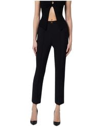 Elisabetta Franchi - Straight Trousers - Lyst