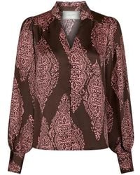 Neo Noir - Overhemden ,Bruin ,Blouses - Lyst