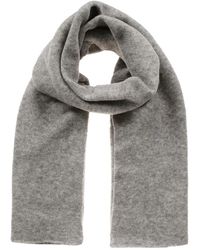 Roberto Collina - Accessoires ,Grijs ,Kasjmier Kasjmier Basisstijl Sjaal - Lyst