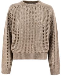 Brunello Cucinelli - Round-neck knitwear - Lyst