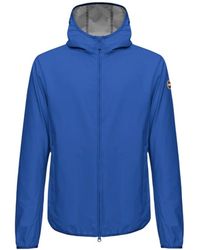 Colmar - Fitness ,Blauw ,Polyester Softshell Jas Met Capuchon - Lyst