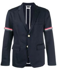 Thom Browne - Cotton Twill Grosgrain Armband Sportjas - Lyst