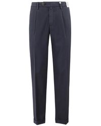 Myths - Broeken ,Blauw ,Wol Blauwe Wol Chino Broek - Lyst