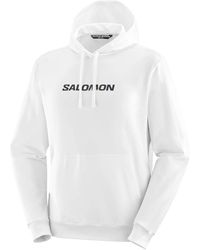 Salomon - Weiße logo hoodie - Lyst
