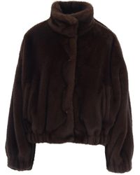 Max Mara - Faux Fur & Shearling Jackets - Lyst