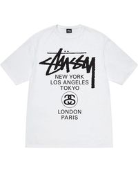 Stussy - Basic T-Shirt - Lyst