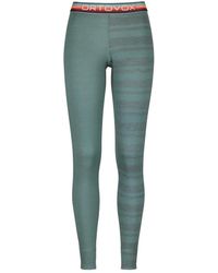 Ortovox - Broeken ,Grijs ,Wol 185 Rock'N'Wool Lange Broek - Lyst