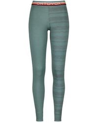 Ortovox - Broeken ,Grijs ,Wol 185 Rock'N'Wool Lange Broek - Lyst