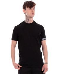 DSquared² - Icon schwarzes halbarm t-shirt - Lyst