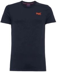 Superdry - Tops ,Blauw ,Katoen Vintage Grafische Soda Pop T-Shirt - Lyst