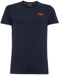 Superdry - Tops ,Blauw ,Katoen Vintage Grafische Soda Pop T-Shirt - Lyst