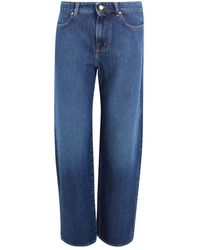 Max Mara - Jeans ,Blauw ,Katoen Swamp Jeans - Lyst