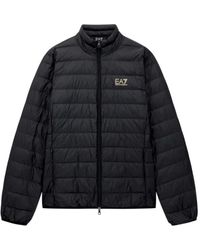 EA7 - Down Jackets - Lyst
