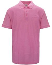 Burberry - Klassisches Poloshirt Aus Baumwolle Mit Kurzen Ärmeln - Lyst