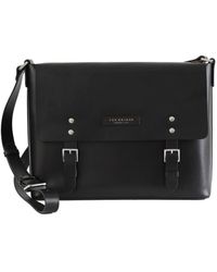 The Bridge - Tassen ,Zwart ,Zwarte Leren Messenger Tas Lorenzo - Lyst
