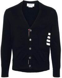 Thom Browne - Blauer strickpullover - Lyst