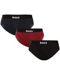 BOSS - Ondergoed ,Veelkleurig ,Katoen Hip Br 3P One - Lyst