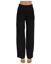 ACTUALEE - Hoch Taillierte Spitzenhose - Lyst