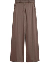JOSEPH - Broeken ,Bruin ,Flannel Alana Broeken Wide Leg - Lyst