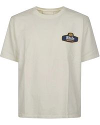 Rhude - Racing Crest Tee - Lyst