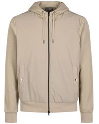 Herno - Hoodies & Sweatvesten ,Nylon Ibrido Jersey Con Nylon - Lyst