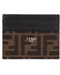 Fendi - Card Case Jacquard Ff - Lyst