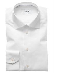 Eton Zakelijke Overhemden - - Heren - Wit