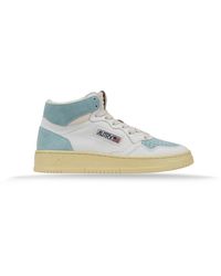 Autry - Leder-schnürsneaker für frauen - Lyst