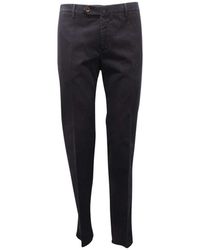 PT01 - Broeken ,Blauw ,Slim Fit Stretch Broek - Lyst