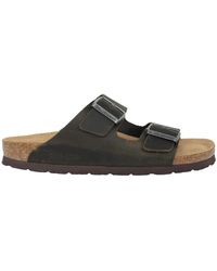 Rohde - Schoenen ,Groen ,Suède Groene Damessandaal - Lyst