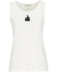 Lanvin - Sleeveless Tops - Lyst
