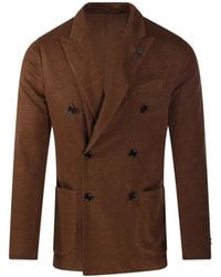 Lardini - Double-Breasted Blazer - Lyst